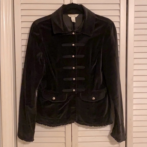 White House Black Market Jackets & Blazers - ⚜️🎉💗HOST PICK💗🎉WHBM Velvet & Satin Jacket